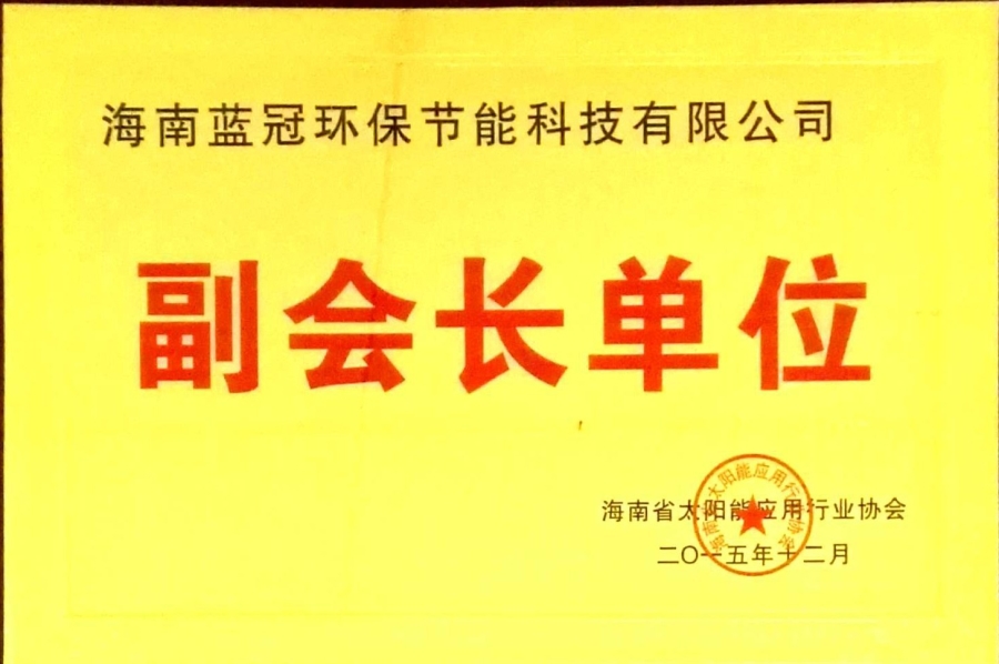 海南省太阳能应用行业协会副会长单位