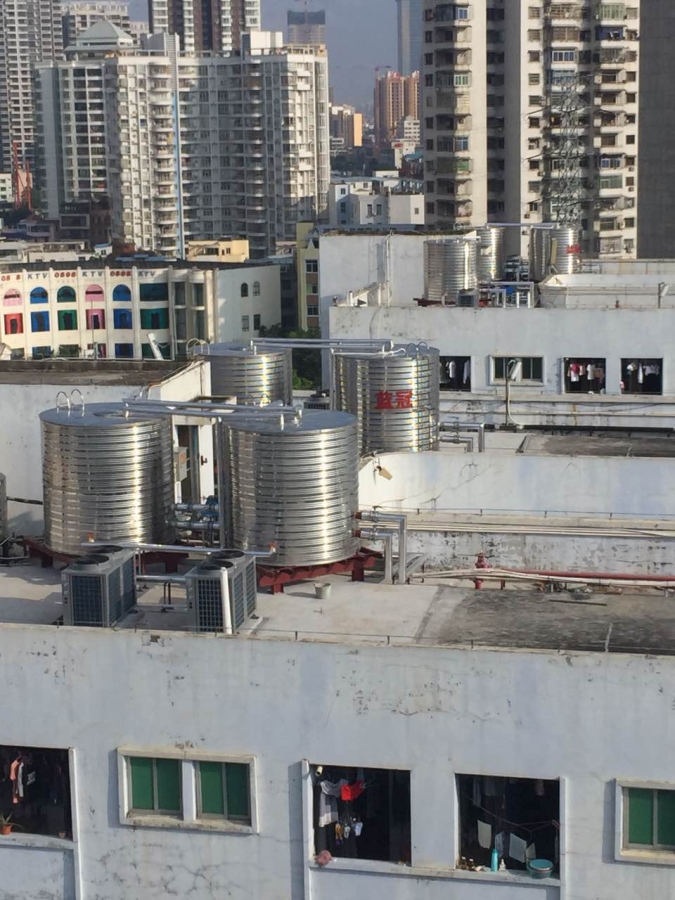 海南师范大学金鹏公寓空气能热泵热水工程